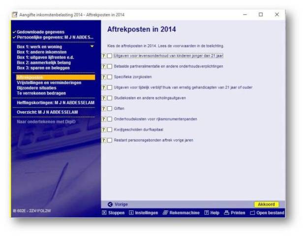 Page du programme du Belastingdienst avec les avantages fiscaux dont vous pouvez bénéficier aux Pays-Bas