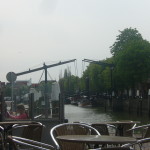 Dordrecht pont à bascule sur un canal