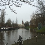 Leeuwarden canal du centre ville