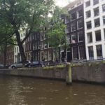 Amsterdam canal du centre ville