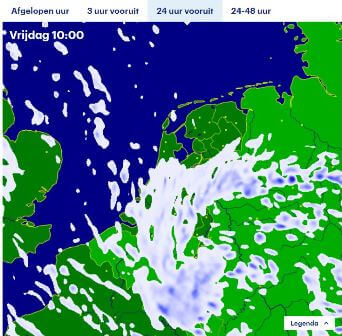 Radar pluie Pays-Bas en direct