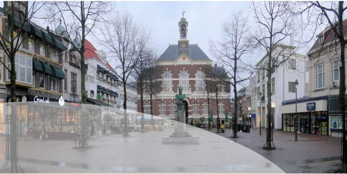 Vue du centre ville d'Apeldoorn